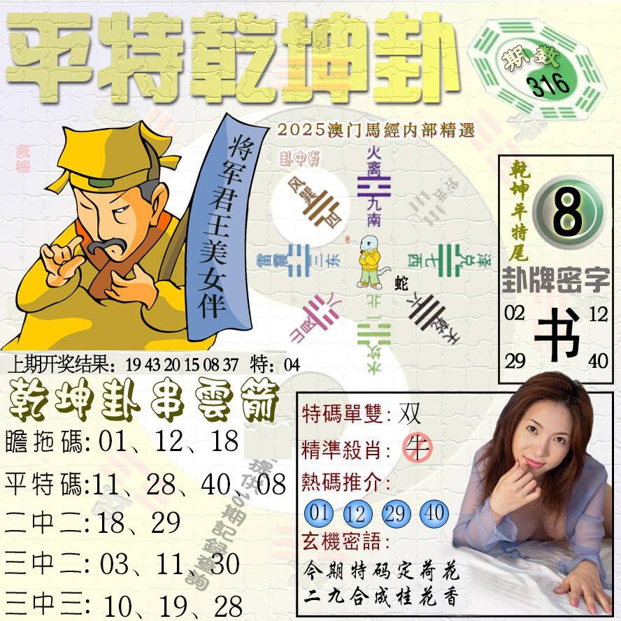 316期平特乾坤卦[图]