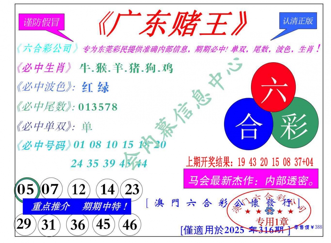 316期广东赌王[图]