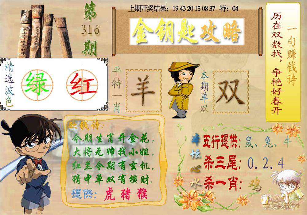 316期《金钥匙攻略》[图]