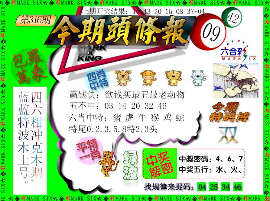 316期今期头条报[图]