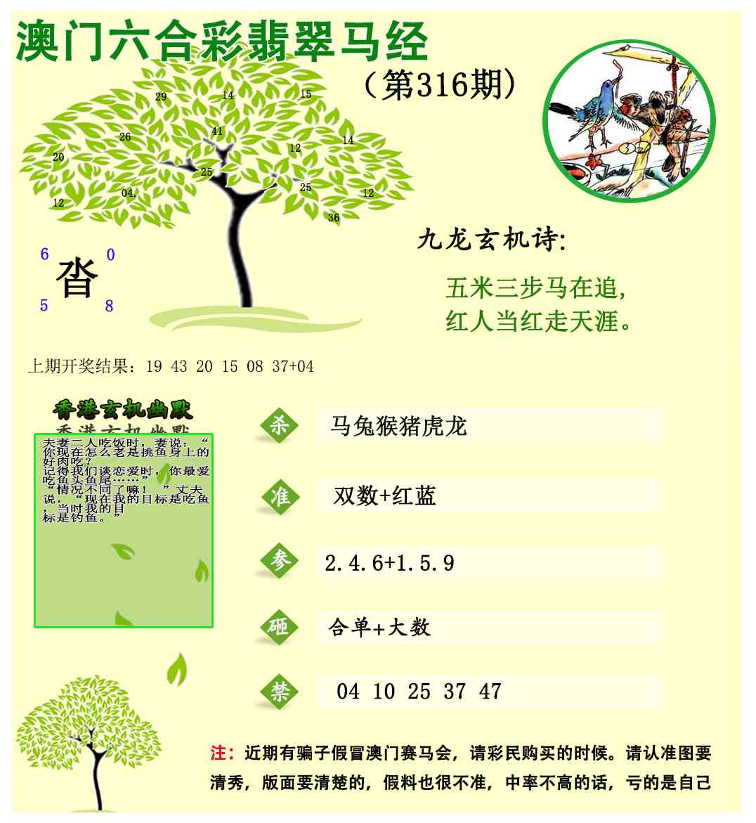 316期翡翠马经[图]