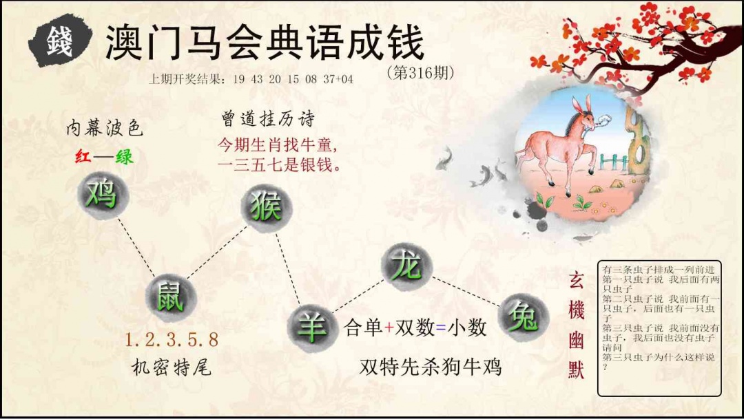 316期典语成钱[图]