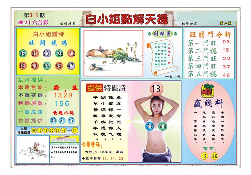 316期白小姐点解天机A[图]