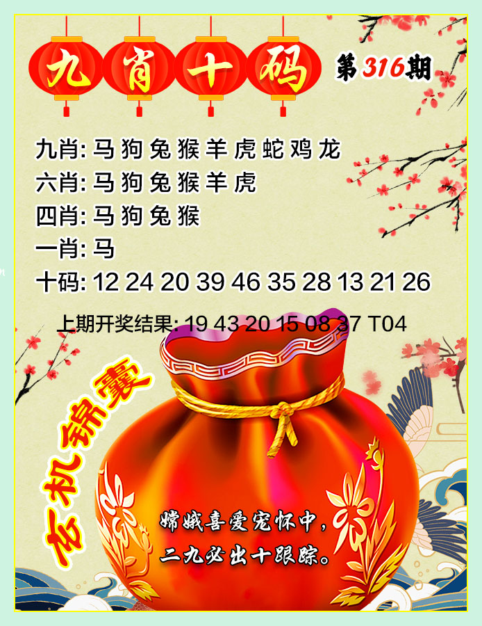 316期九肖十码[图]
