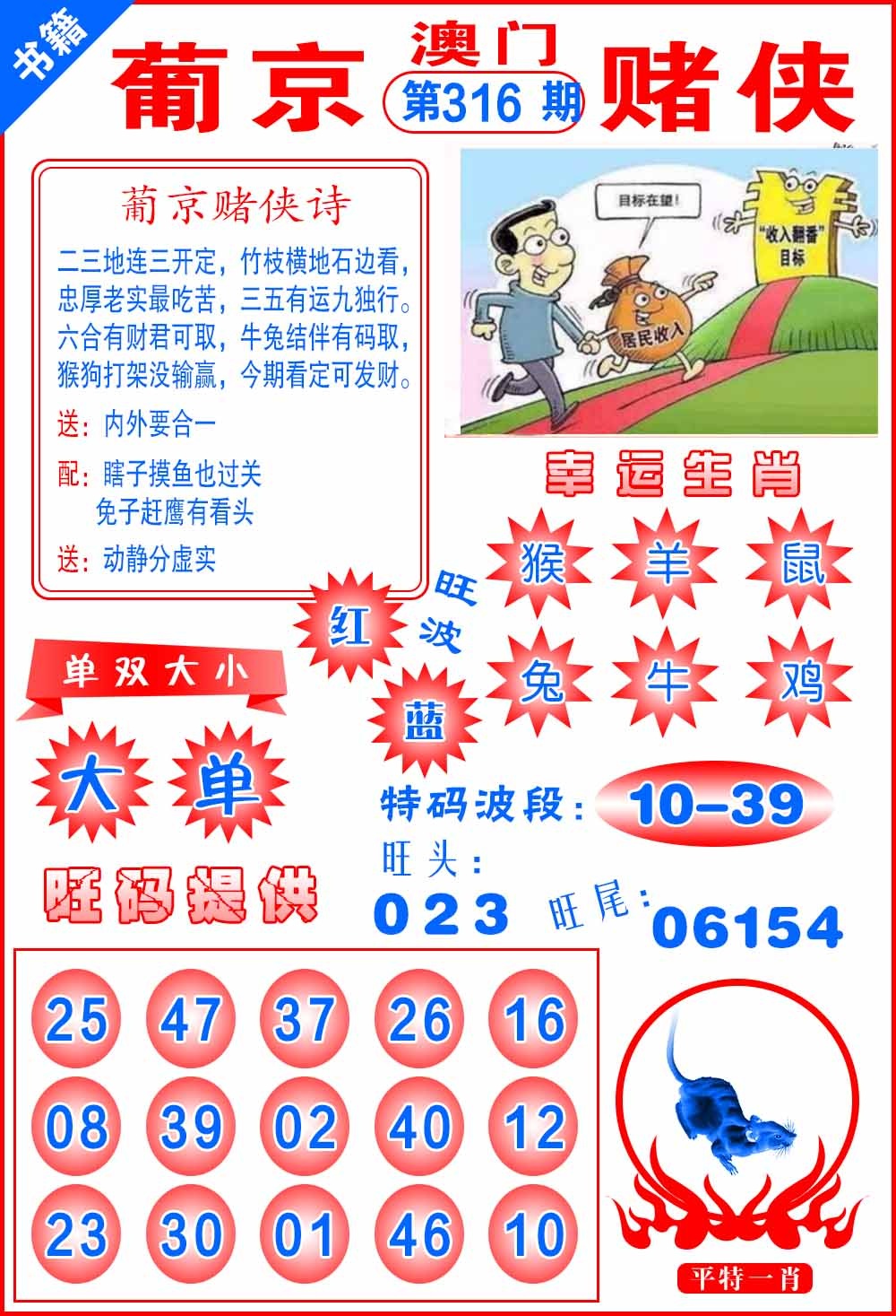 316期澳门心水赌侠[图]
