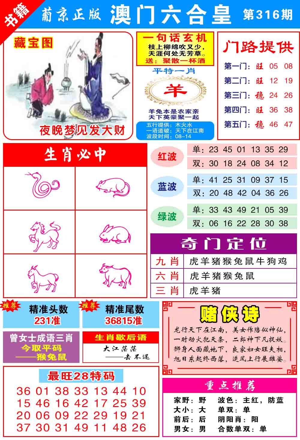 316期澳门六合皇心水[图]