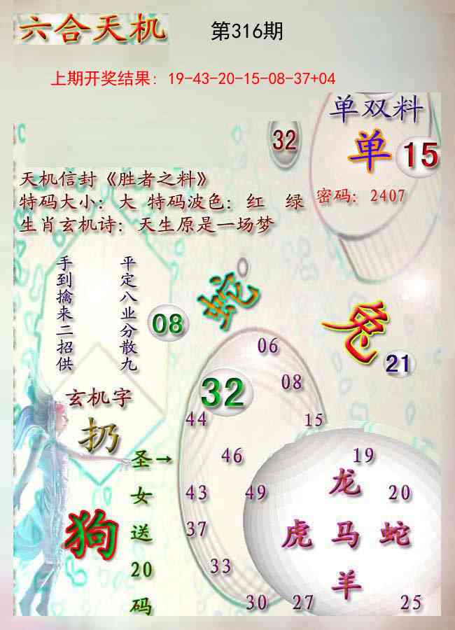 316期天机报[图]