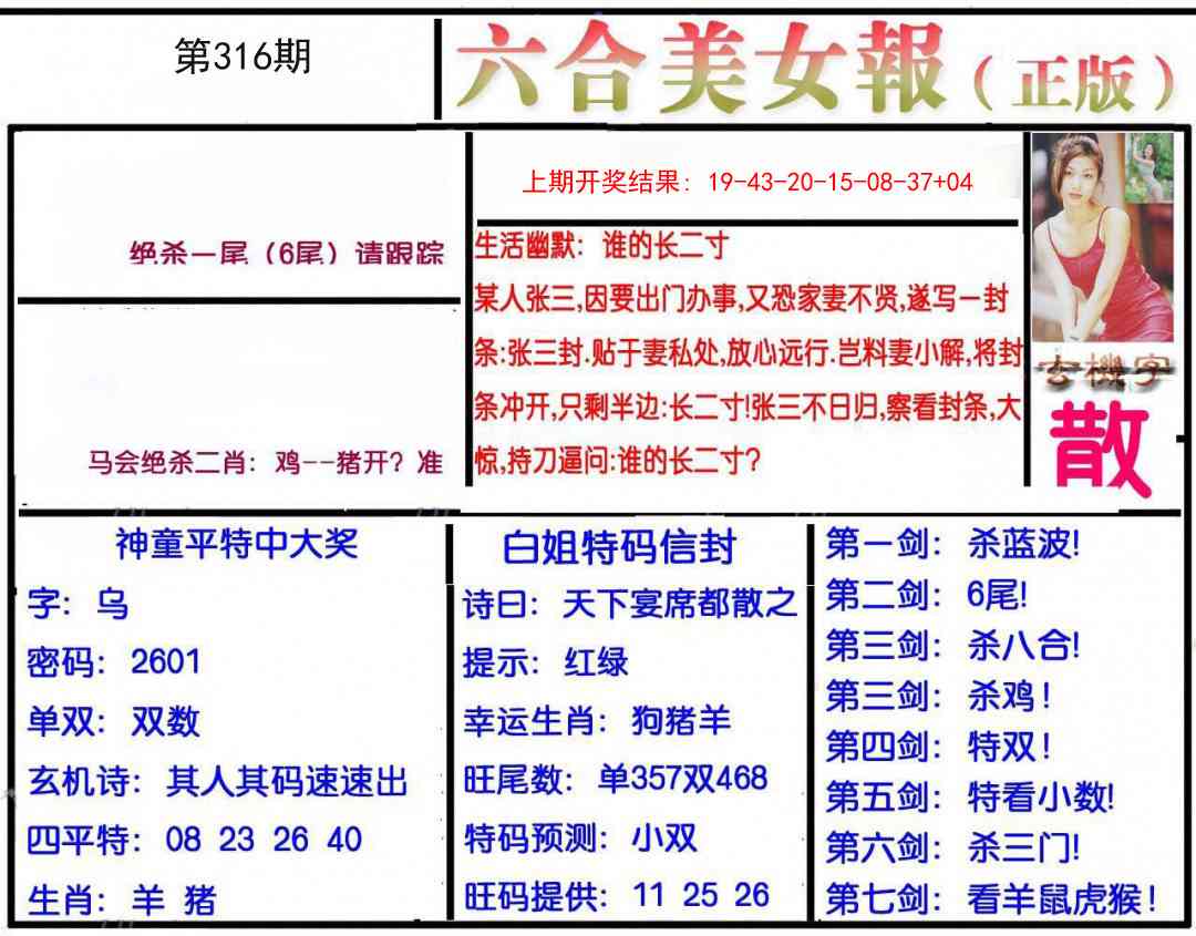 316期美女报[图]