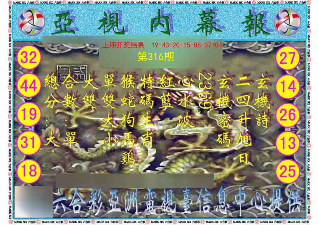 316期亚视内幕报[图]