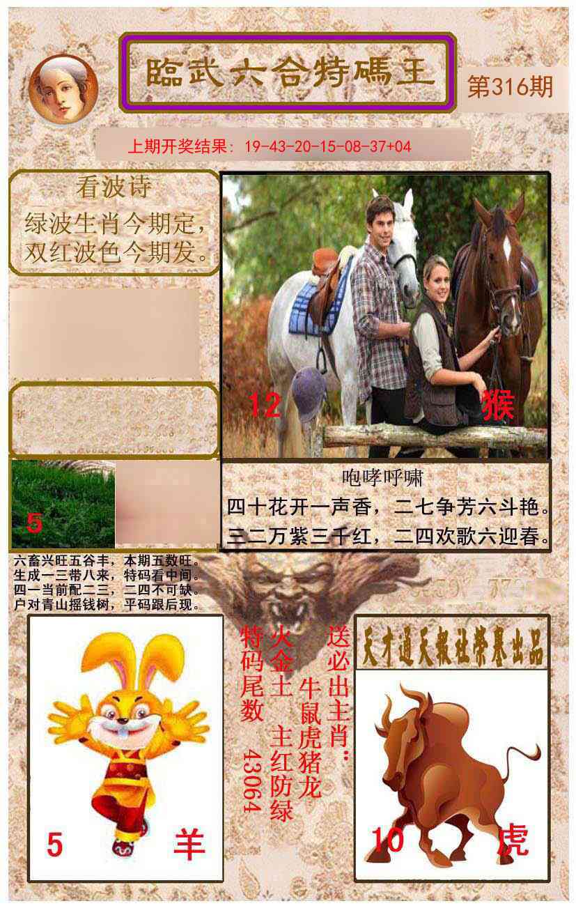 316期临武六合特码王[图]