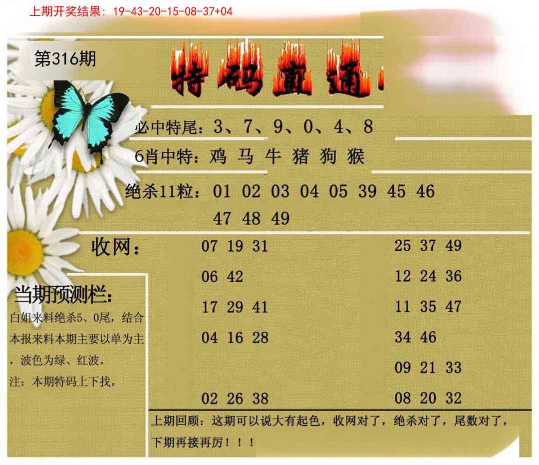 316期特码直通车[图]